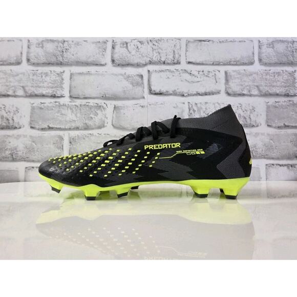 adidas Predator Accuracy.2 FG Soccer Cleats Black Volt IG0781 Men\'s Size 9.5 main image 3